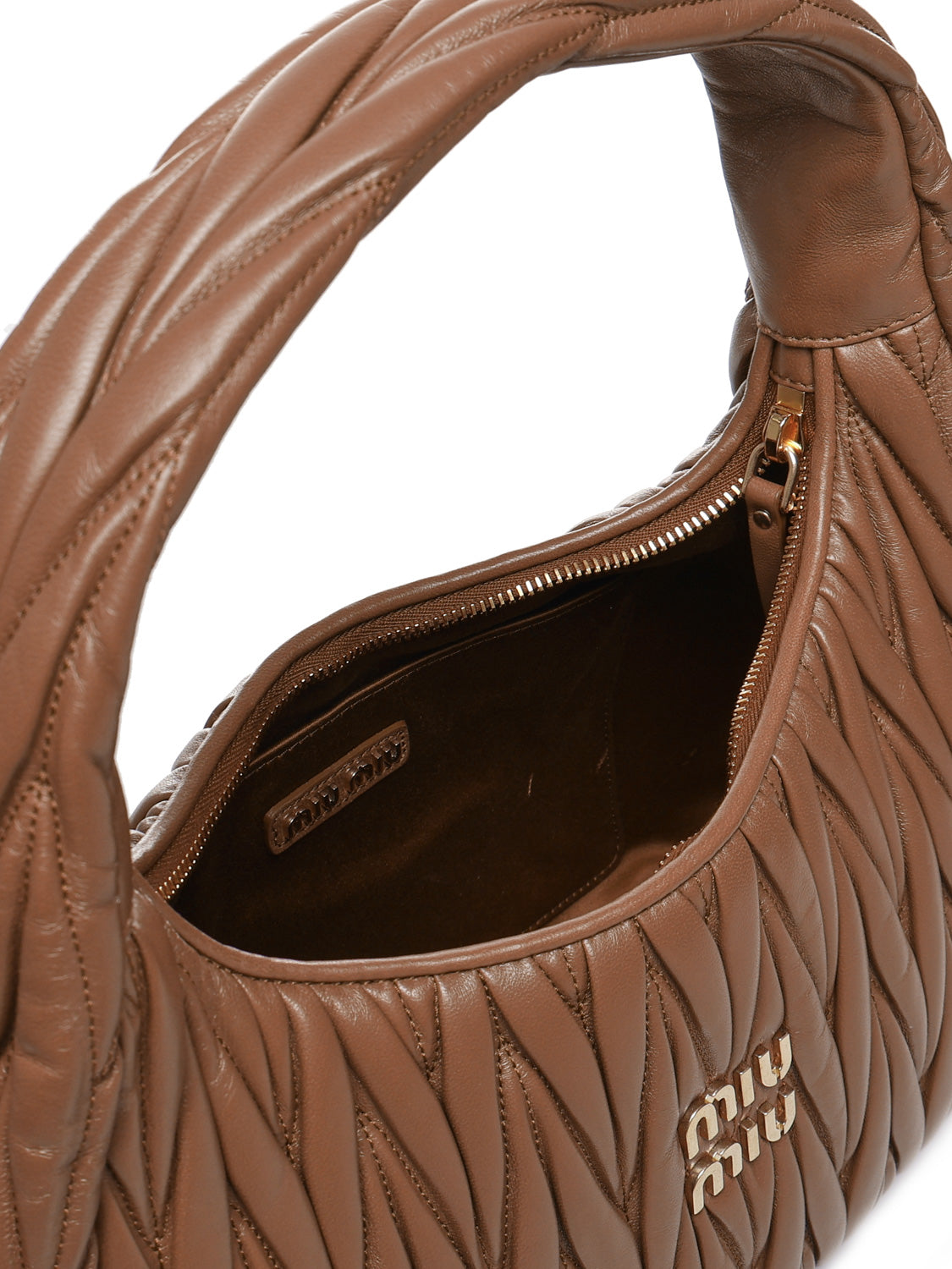Miu Bags Brandy Lambskin