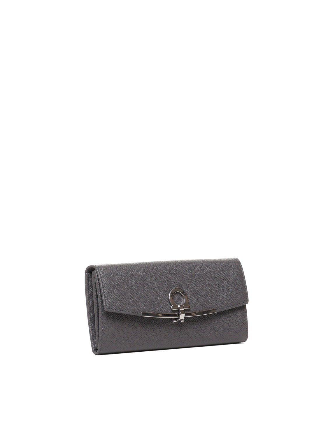 Ferragamo Wallets Grey Calfskin