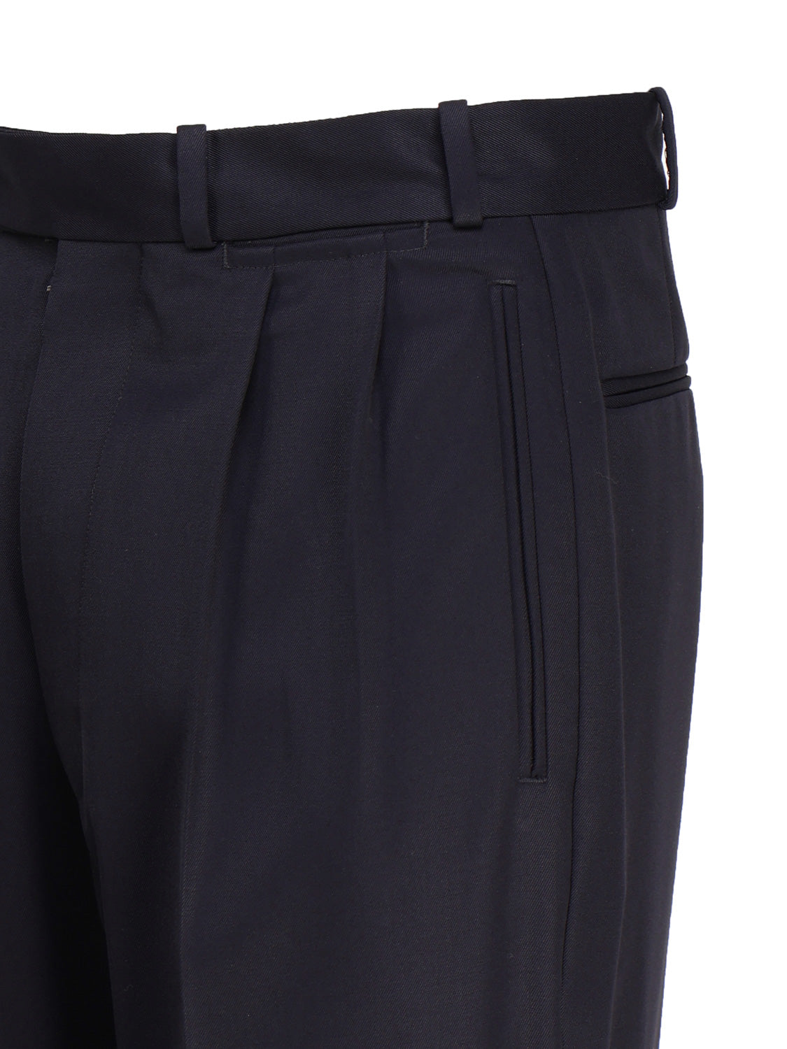 Maison Margiela Trousers Blue Wool
