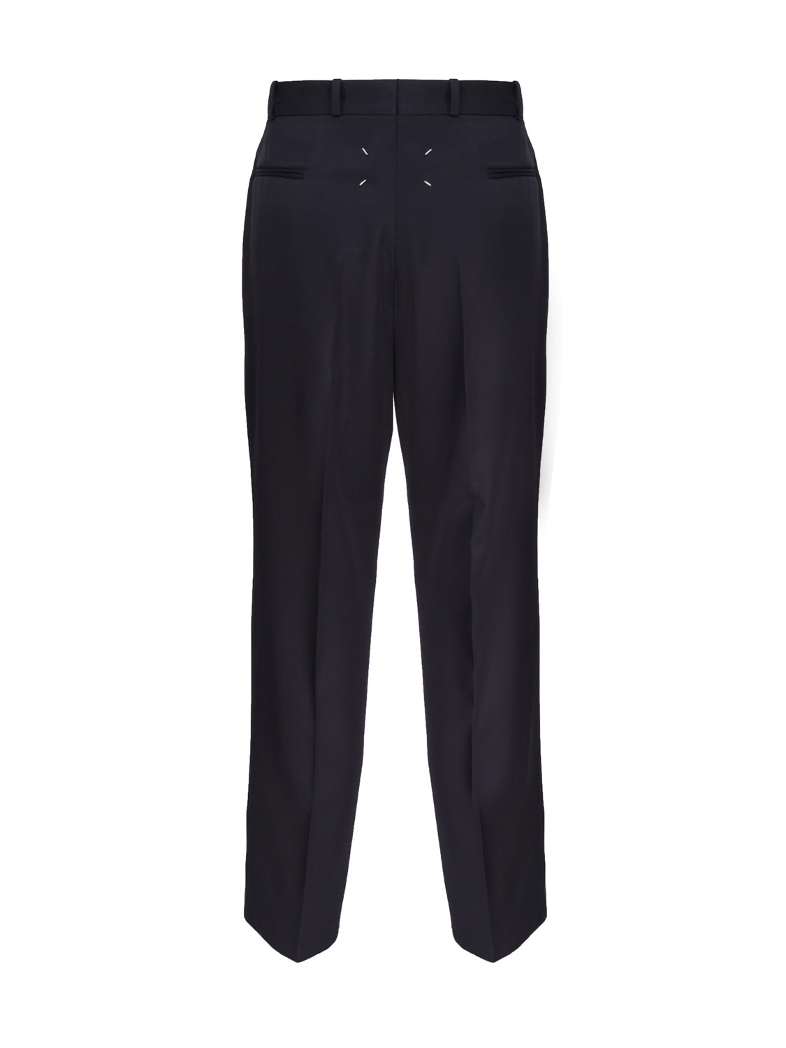 Maison Margiela Trousers Blue Wool