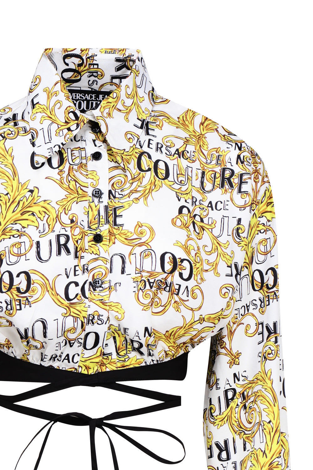 Versace Jeans Couture Shirts White + Gold Cotton