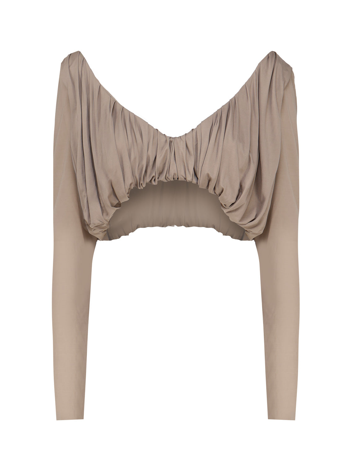 Saint Laurent Top Beige Cupro