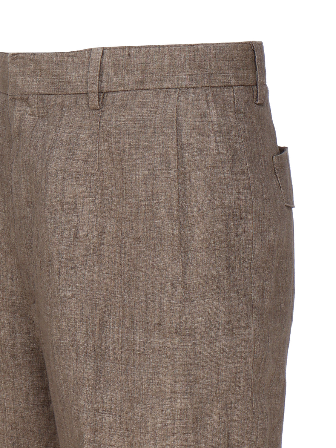 Zegna Shorts Beige Linen