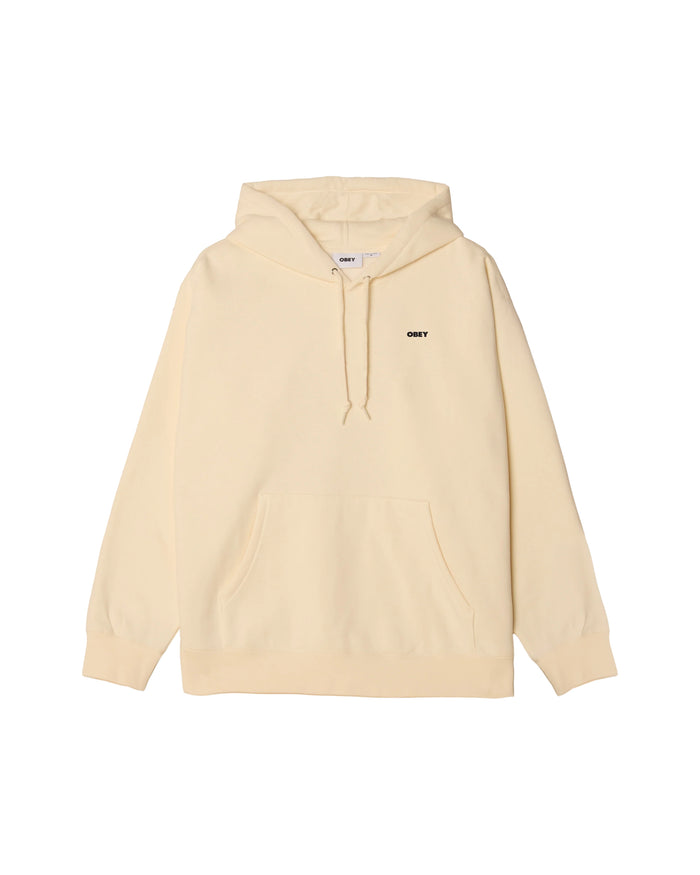 Icon Stencil Flame Fleece Blue Cotton Polyester Sweatshirt