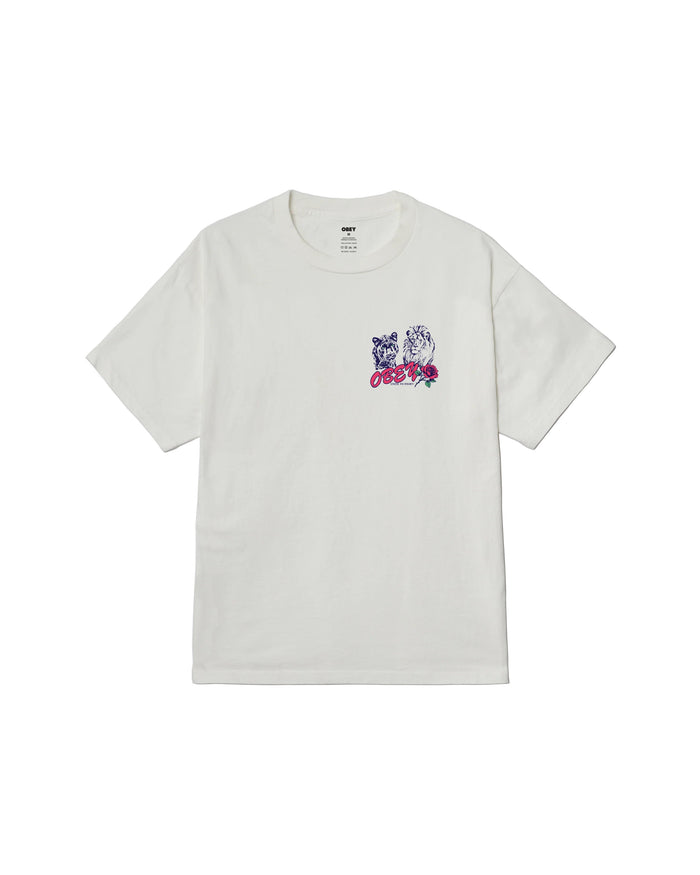 Unite & Fight Tee White Cotton Tshirt