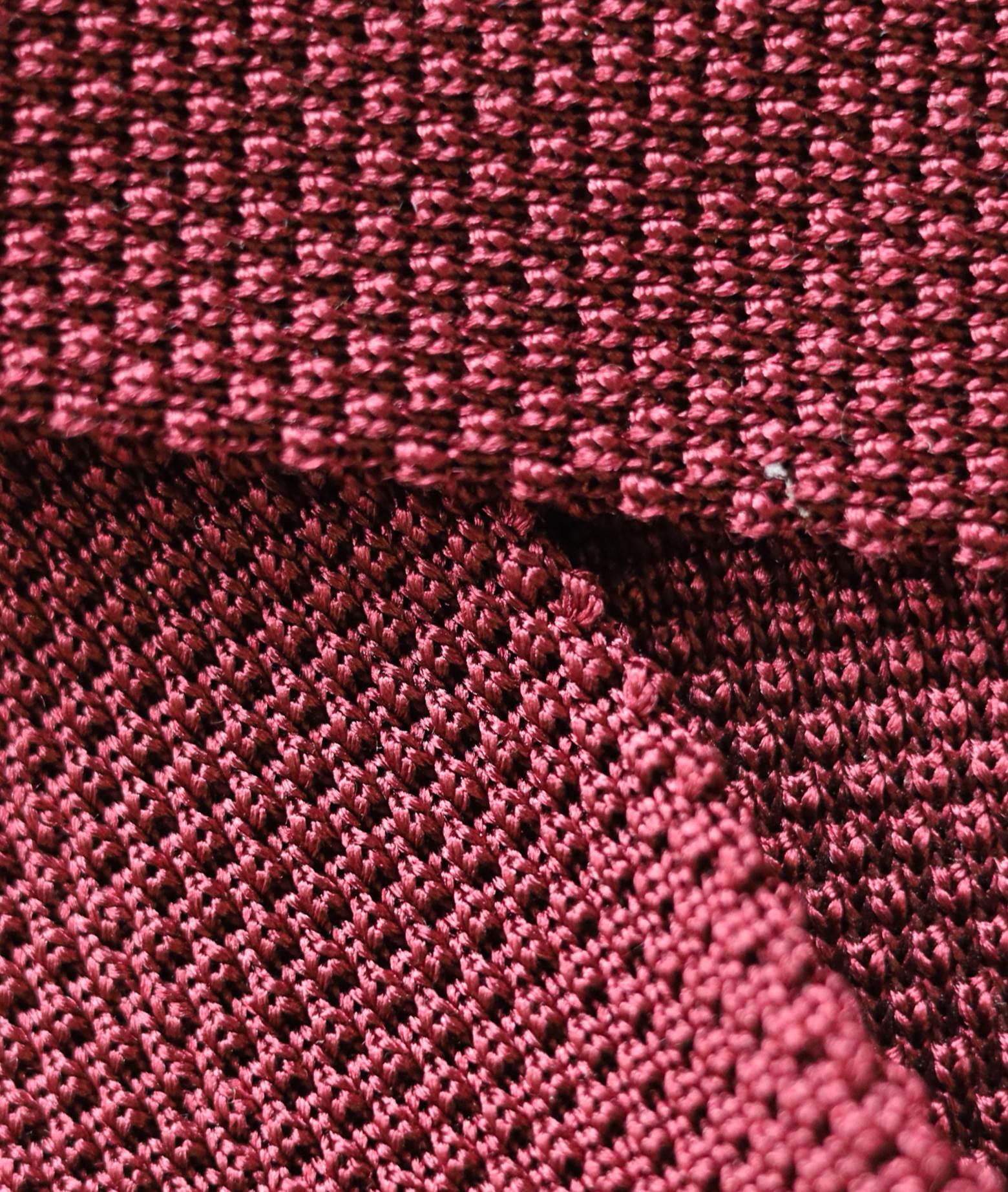 Silk Tricot Tie Darkgoldenrod Knitted