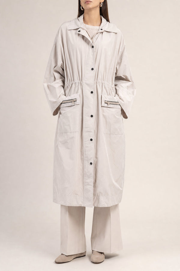 Brunello Cucinelli Womens Yogurt Cotton Blend Jacket One Color