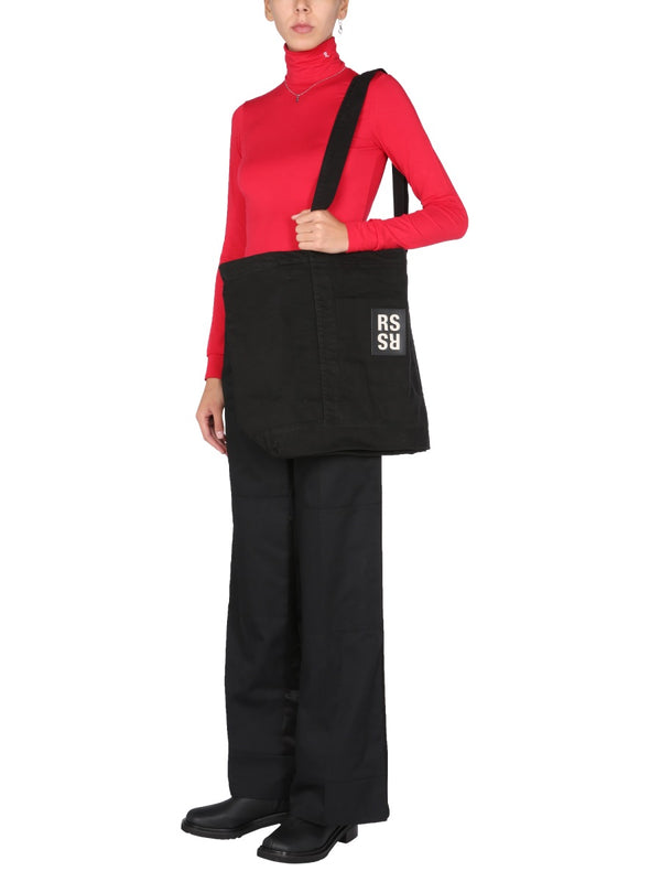 Turtleneck Sweater With Embroidered Detail Red Cotton Jumpers