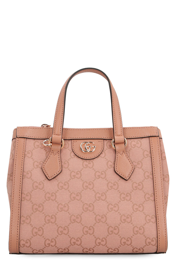 Tote Bag Ophidia Gg Canvas Cloche Rose Pink/cloche Cotton
