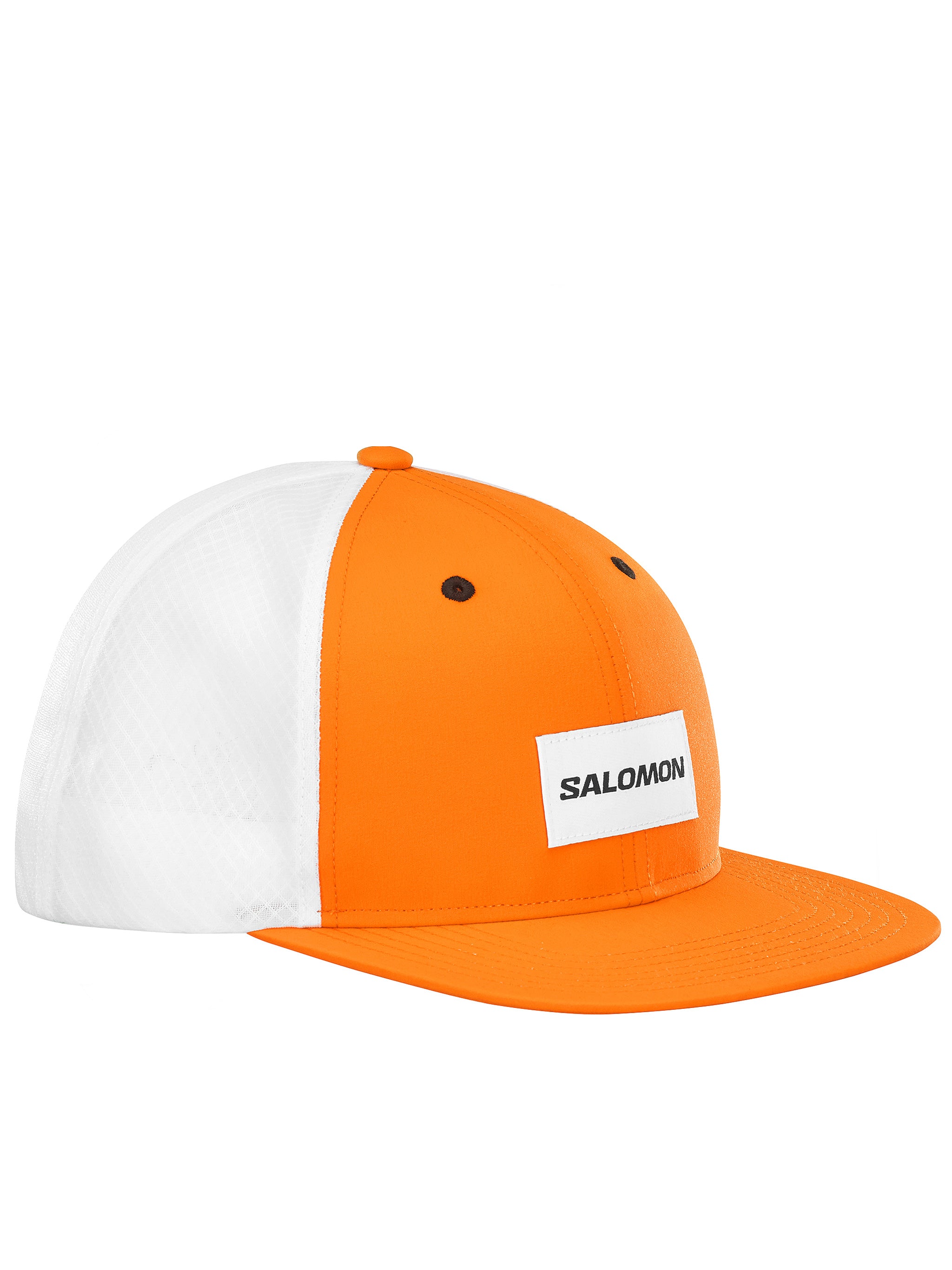 Trucker Flat Cap Yellow & Orange Cappello