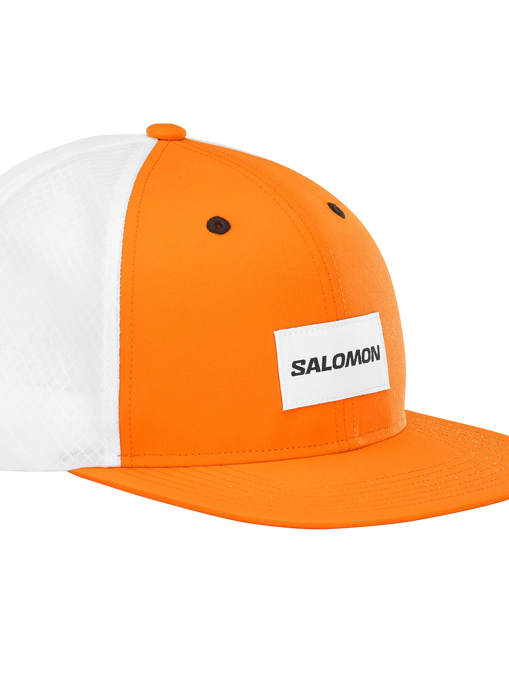 Trucker Flat Cap Yellow & Orange Cappello