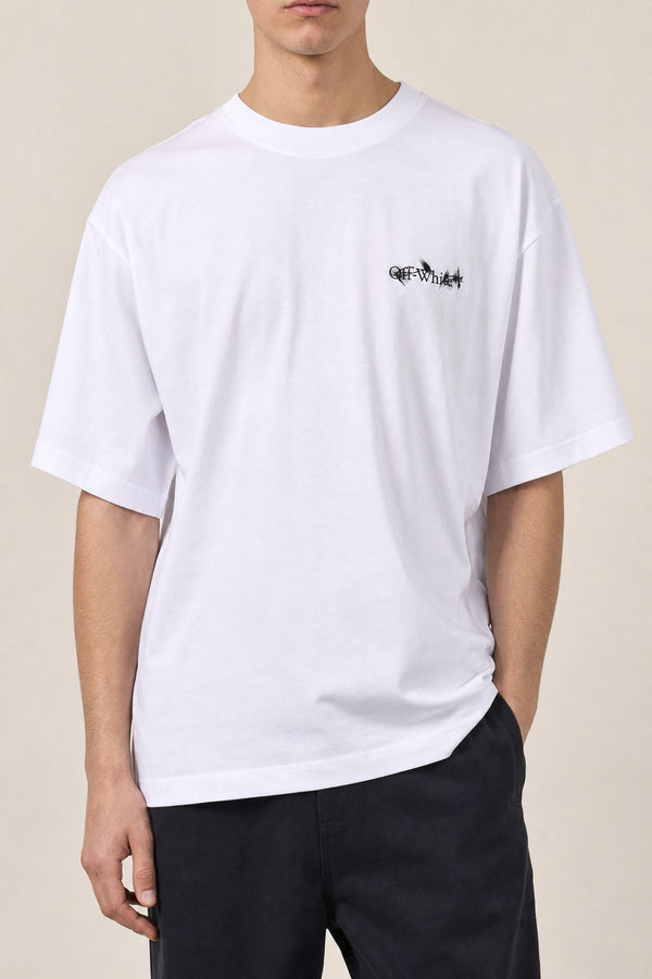 Off-White Mens White Cotton Oversized Shirt