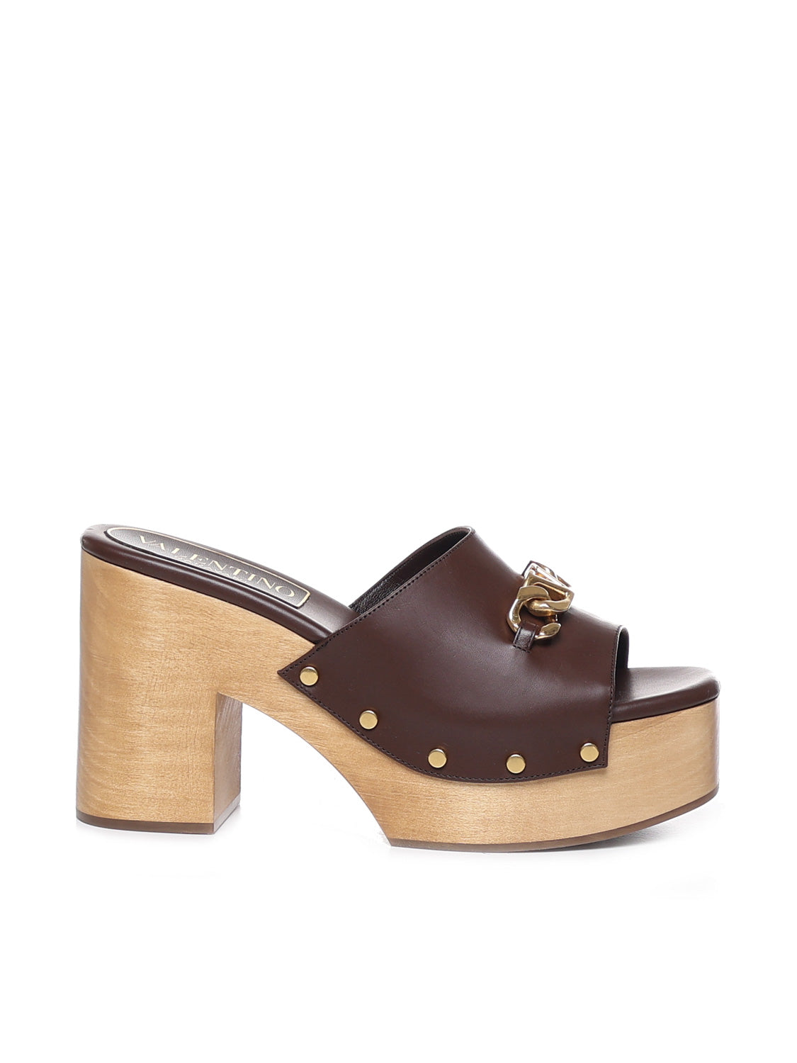 Valentino Garavani Sandals Fondant Wood Calfskin