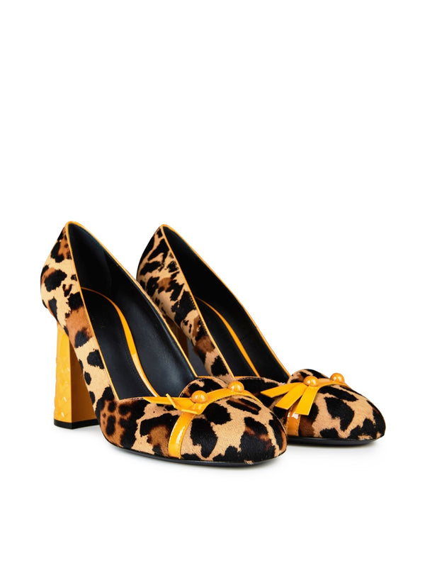 Bottega Veneta Pony hair pumps in multicolor