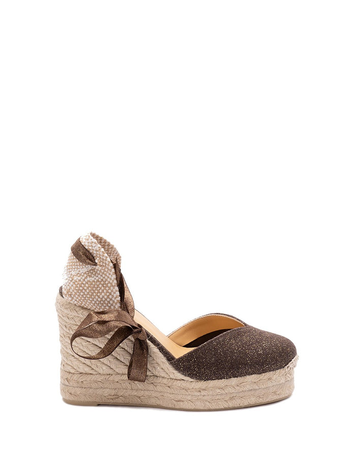 Chiara 8ed 032 Brown Lineninternal ovine Leather Shoe