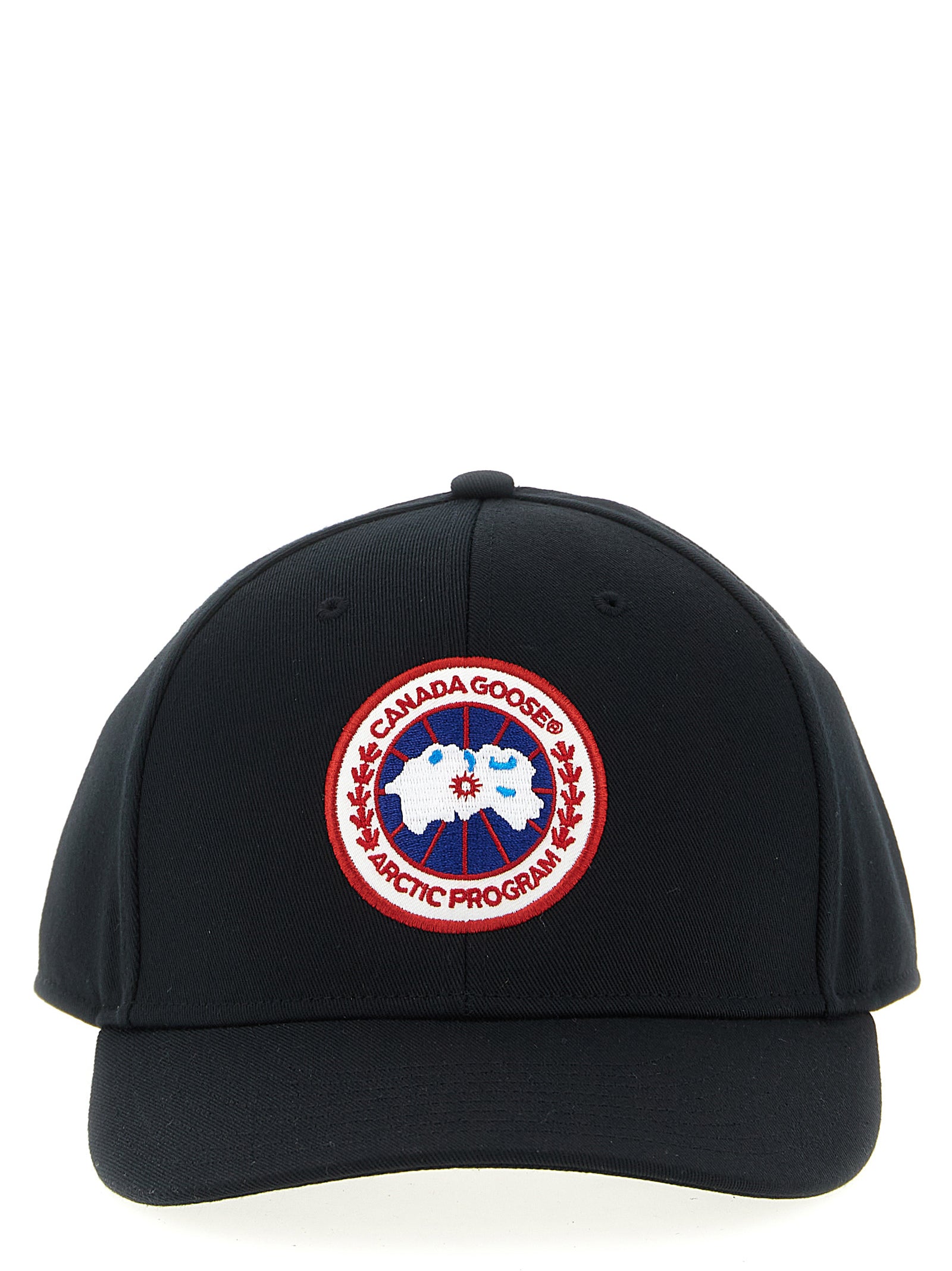 Logo embroidery cap Black Polyester Hat