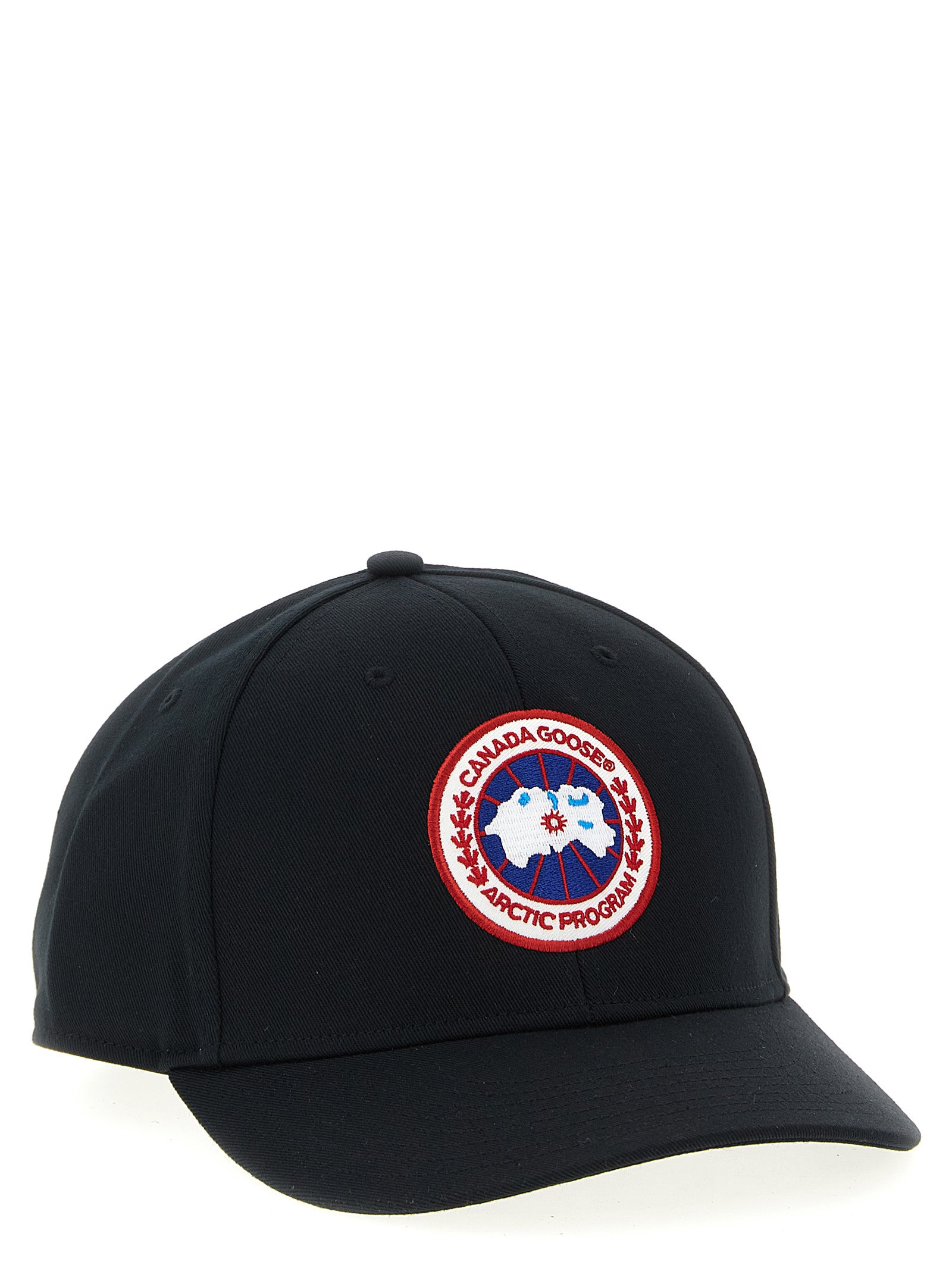 Logo embroidery cap Black Polyester Hat