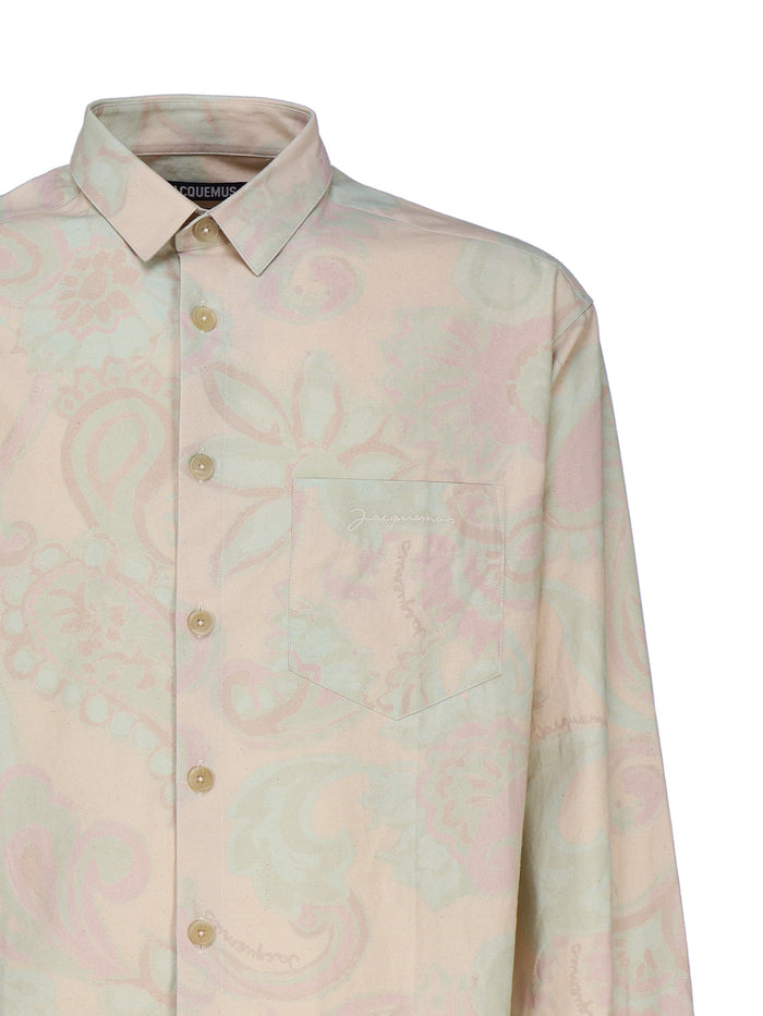 Jacquemus Shirts Beige Cotton
