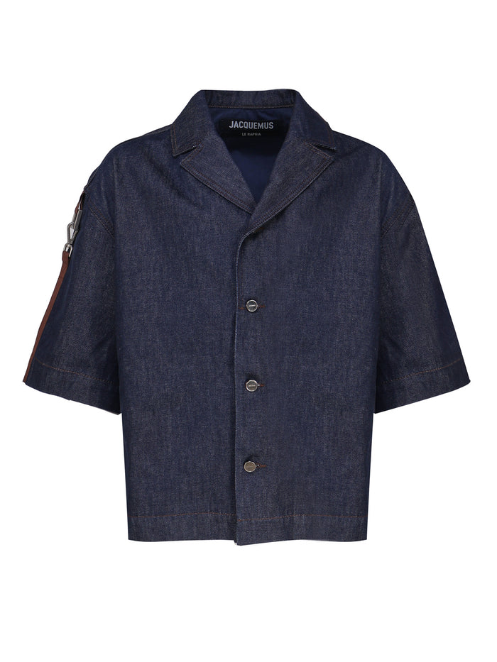 Jacquemus Shirts Navy/brown Cotton