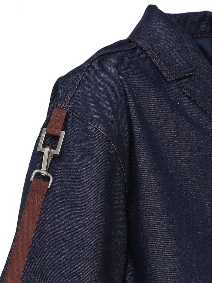 Jacquemus Shirts Navy/brown Cotton