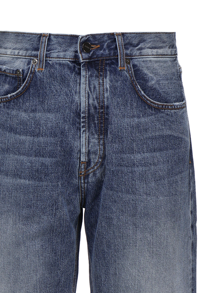 Jacquemus Trousers Blue/tabac Cotton
