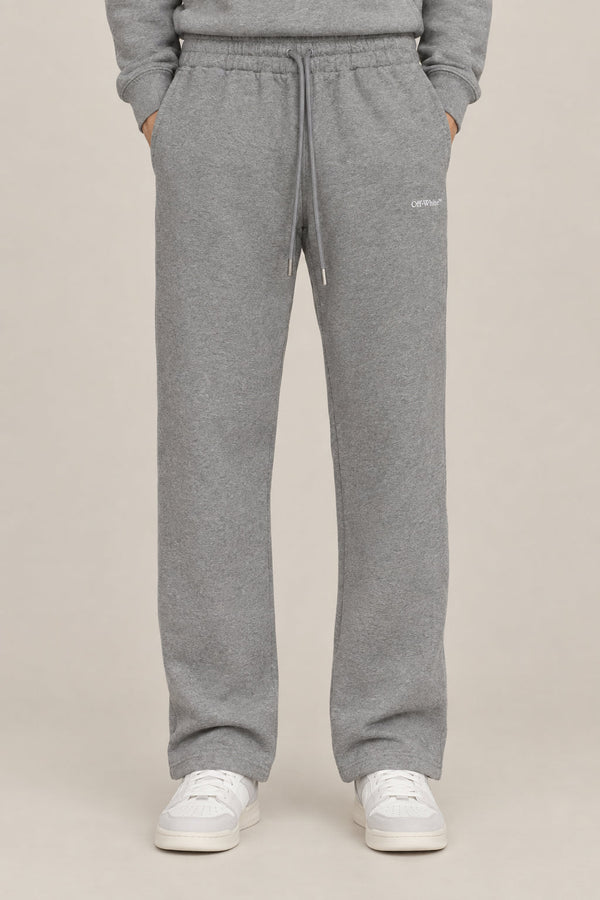 Off-White Mens Heather Grey Cotton Sweatpants Gray Clothing