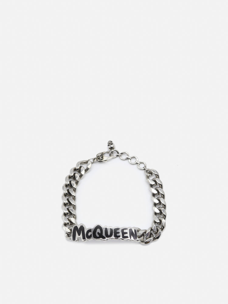 Alexander Mcqueen Bijoux Black/trasparent Brass