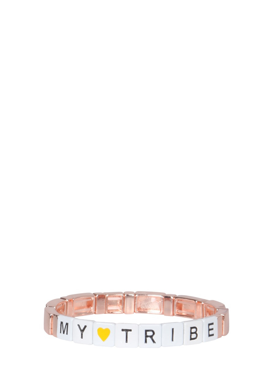 Elastic Bracelet With Block Multicolour Rubber Band Bracelets