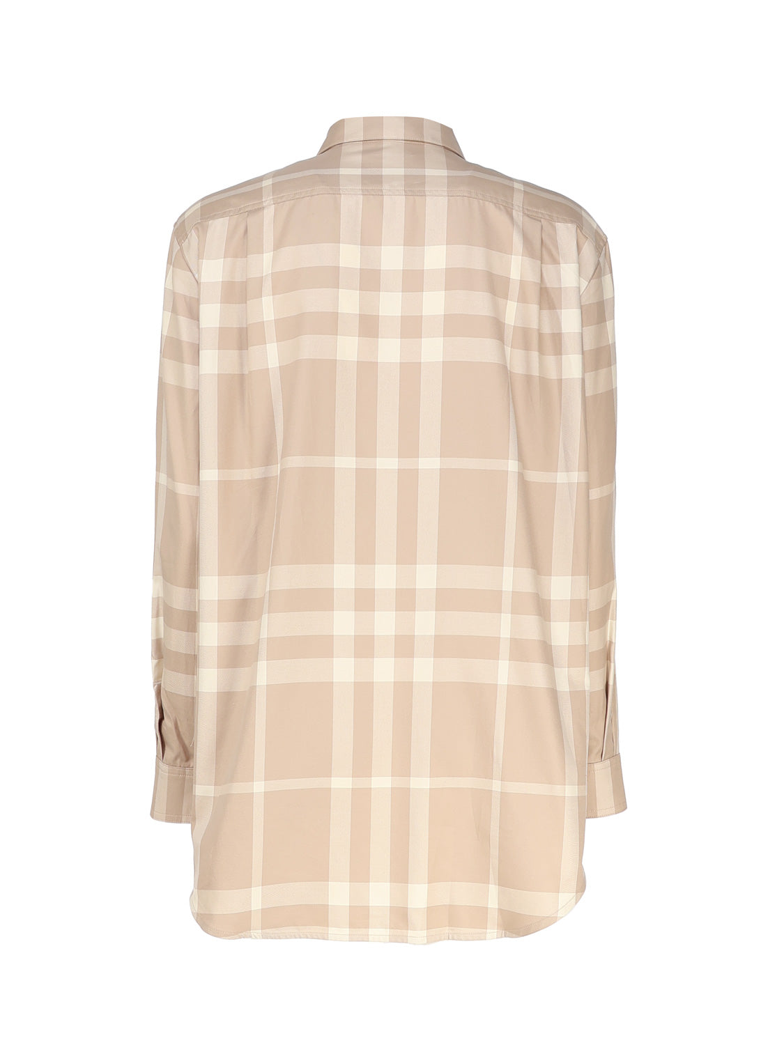 Burberry Shirts Beige Cotton