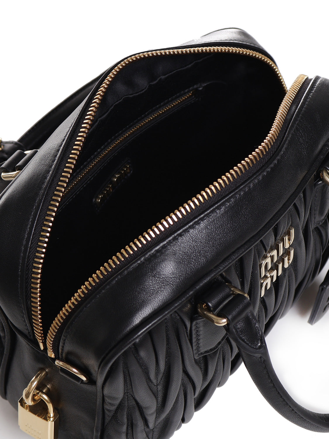 Miu Bags Black Lambskin