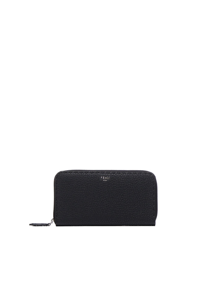Fendi Wallets Black Leather
