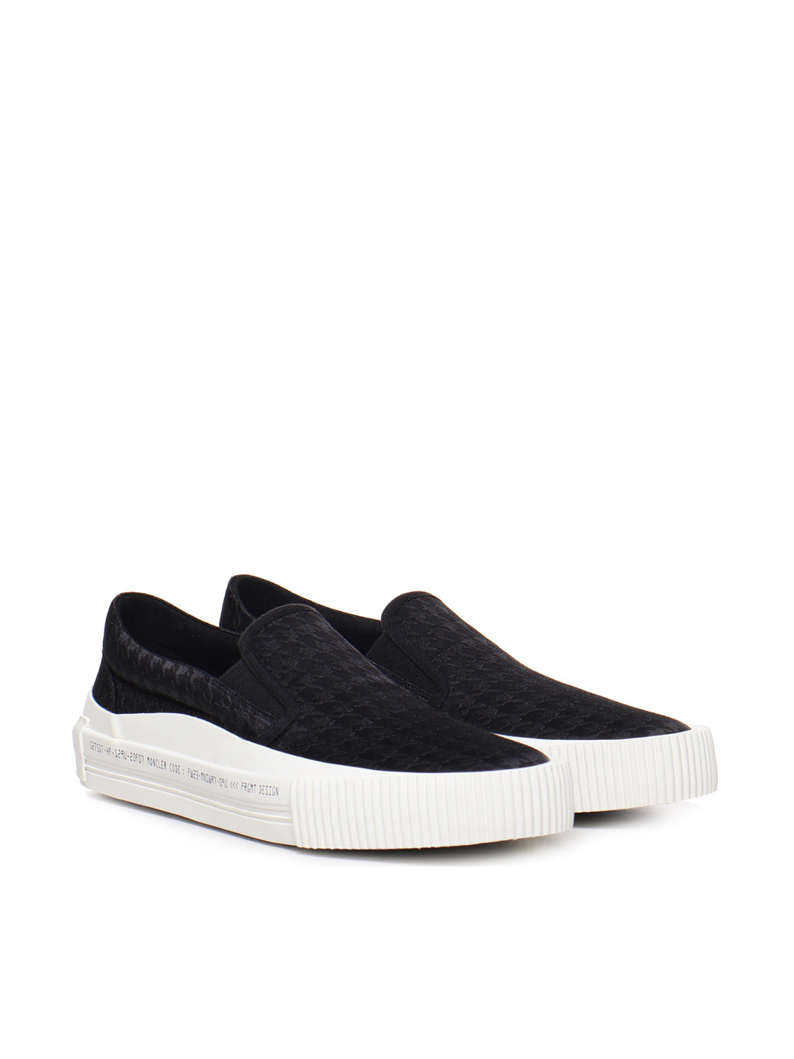 Moncler Flat Shoes Black Polyester