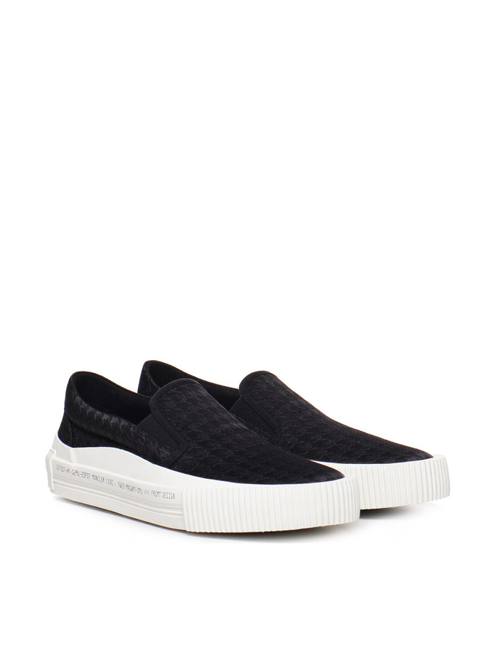 Moncler Flat Shoes Black Polyester