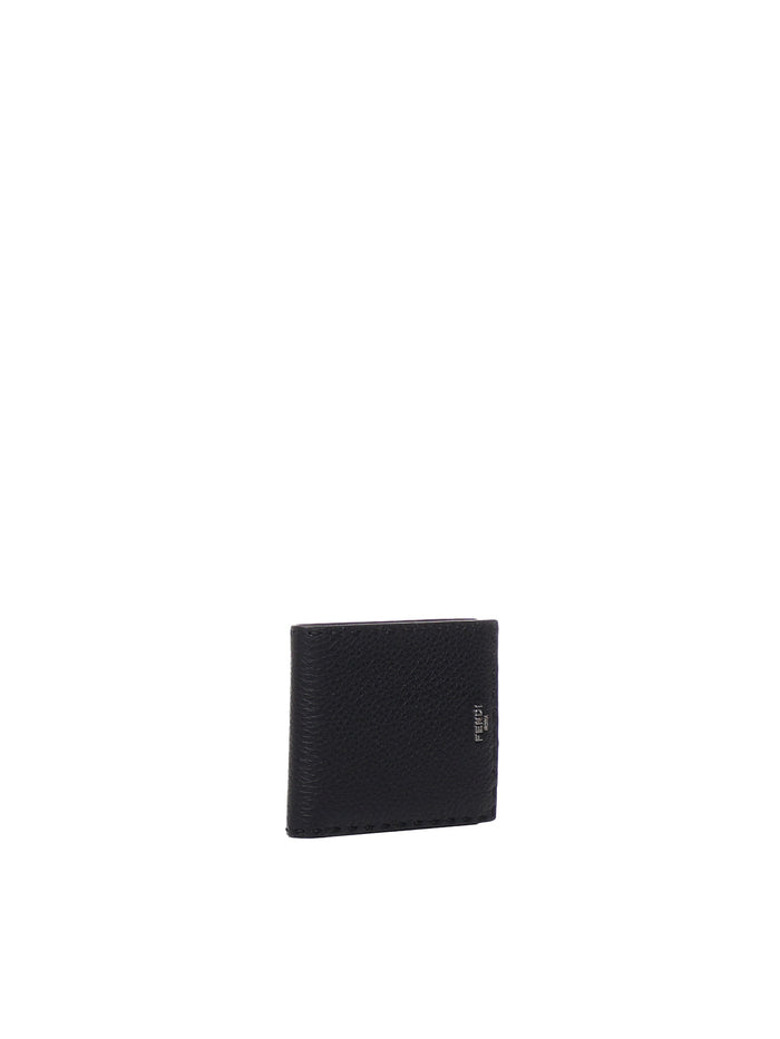 Fendi Wallets Black Leather