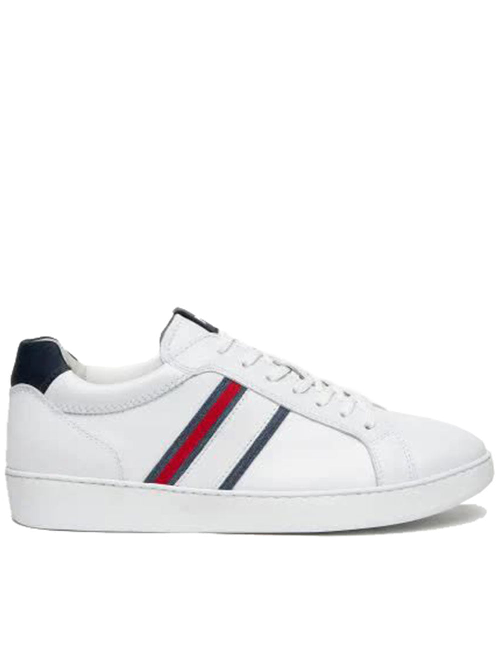 Sneakers In Pelle White Leather | Calzature