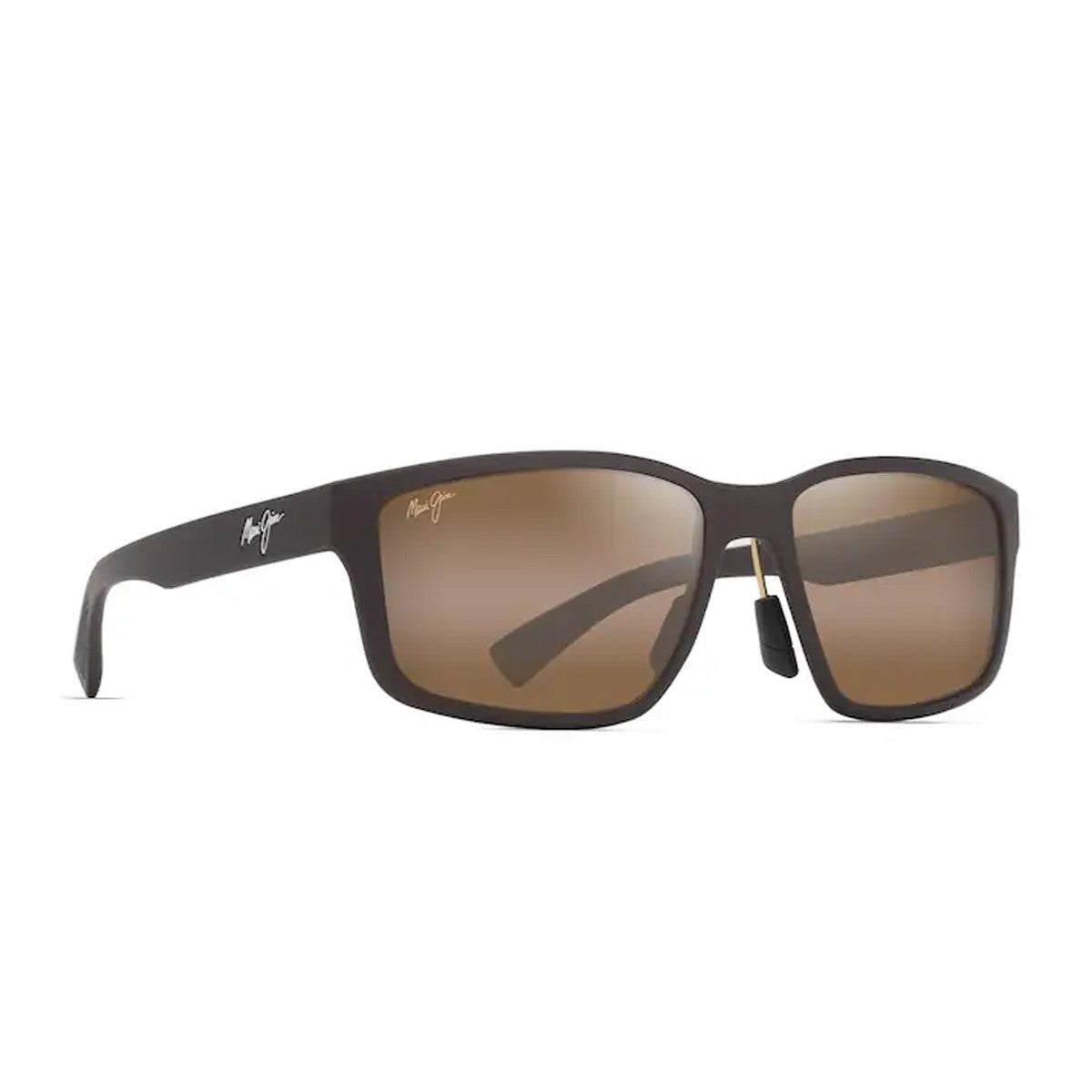 Maui Jim Walewaha Af Matte Brown Acetato Sunglasses