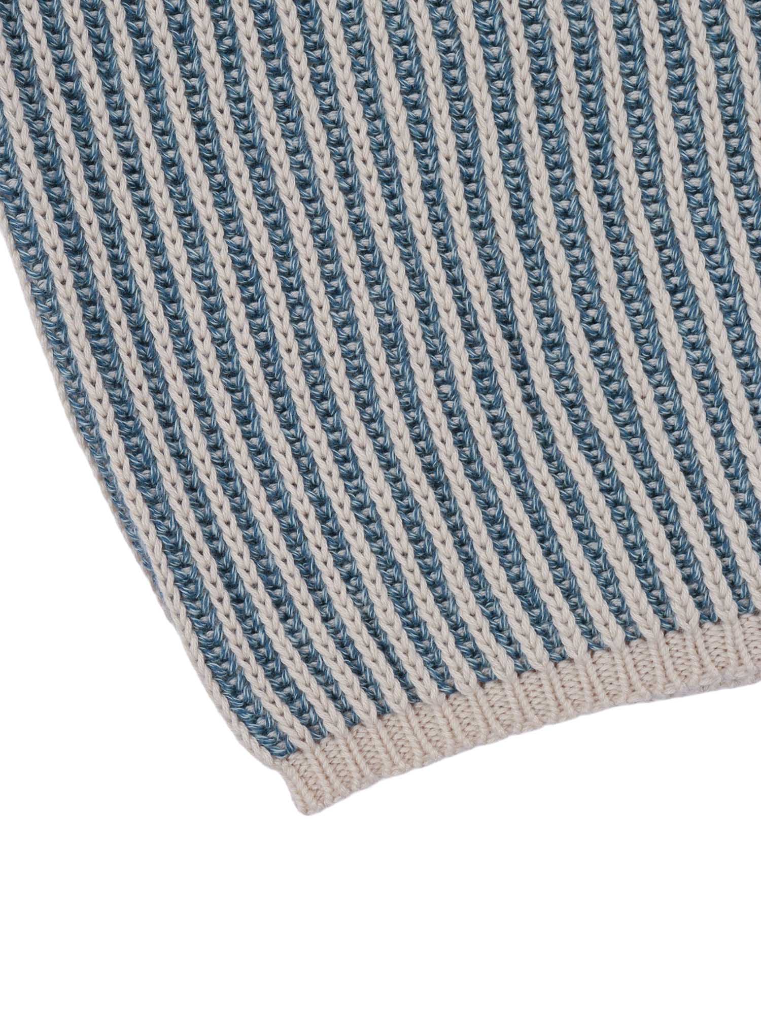 GASTAR K1681S KNITWEAR Blue Cotton Crewneck