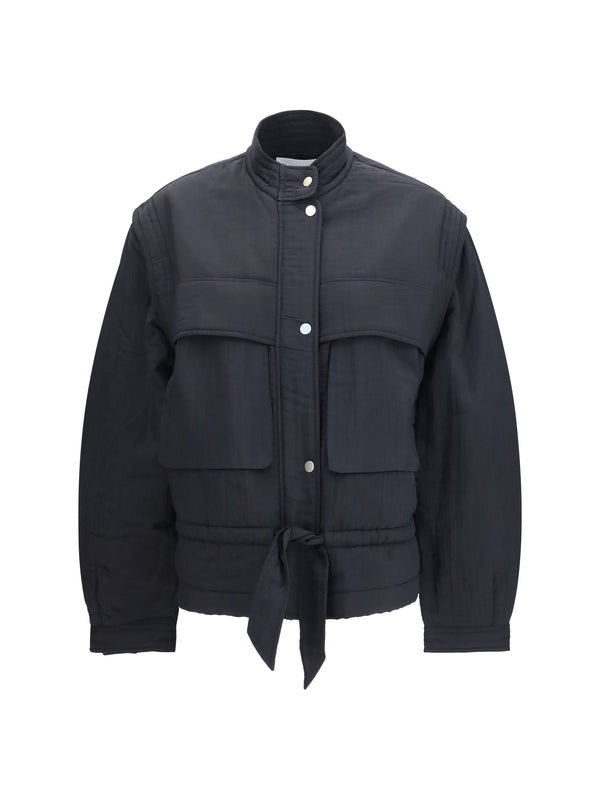 Marant Etoile 48% Modal; 31% Cotton; 21% Polyamide jacket in black