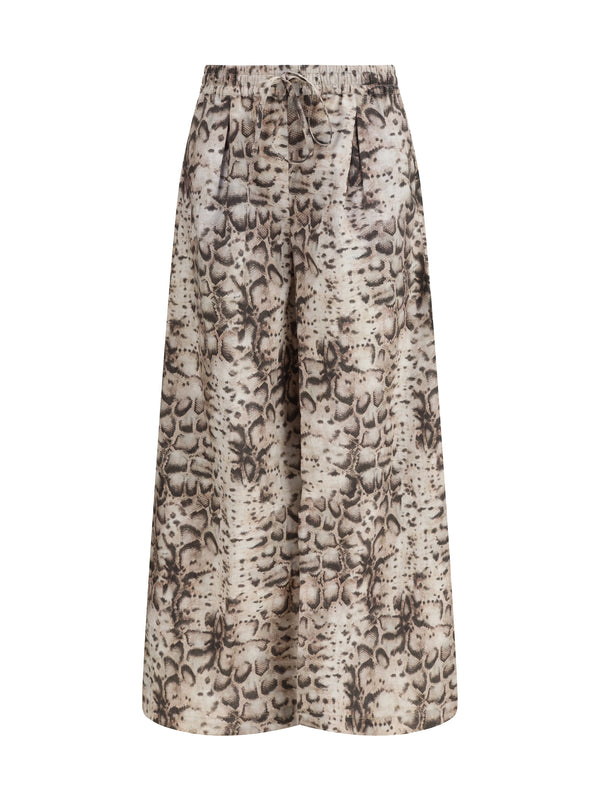 Pinko 100% Cotton trousers in beige