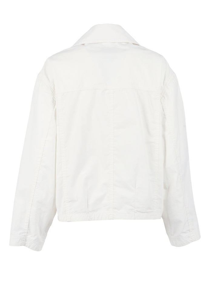 3-4 SLEEVE SHIRT White Cotton