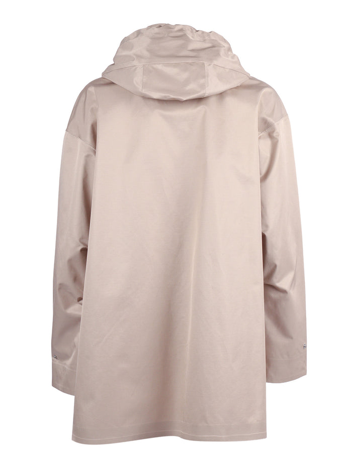 Womens Jacket Beige Cotton Lining Polyester Heavy
