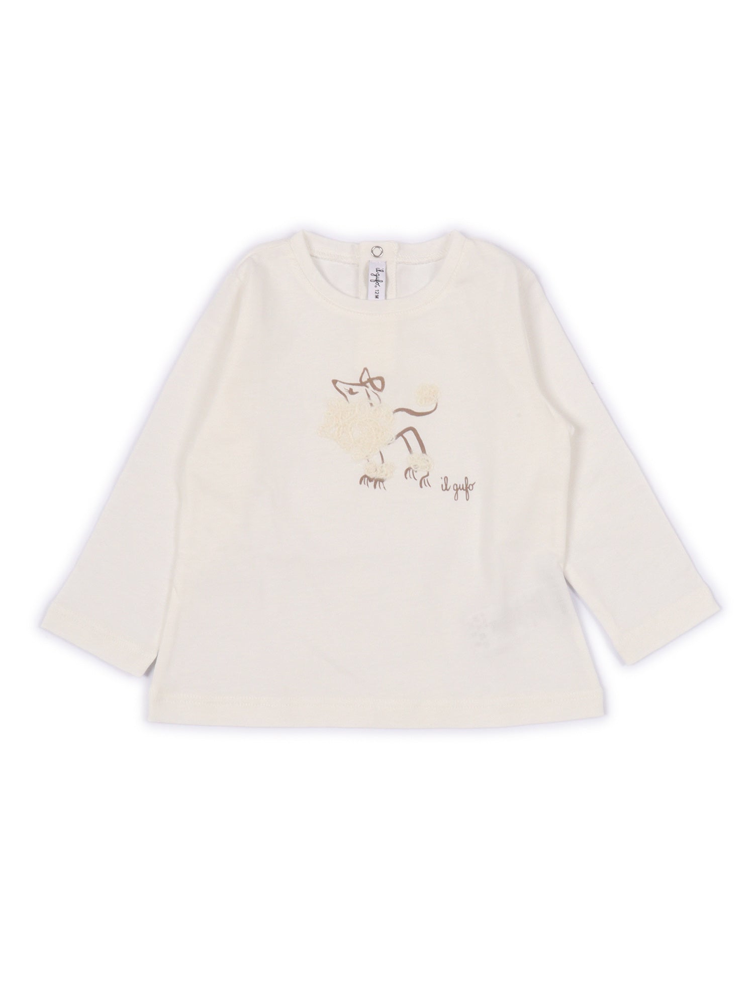 Long Sleeved T-Shirt White Cotton Sleeves