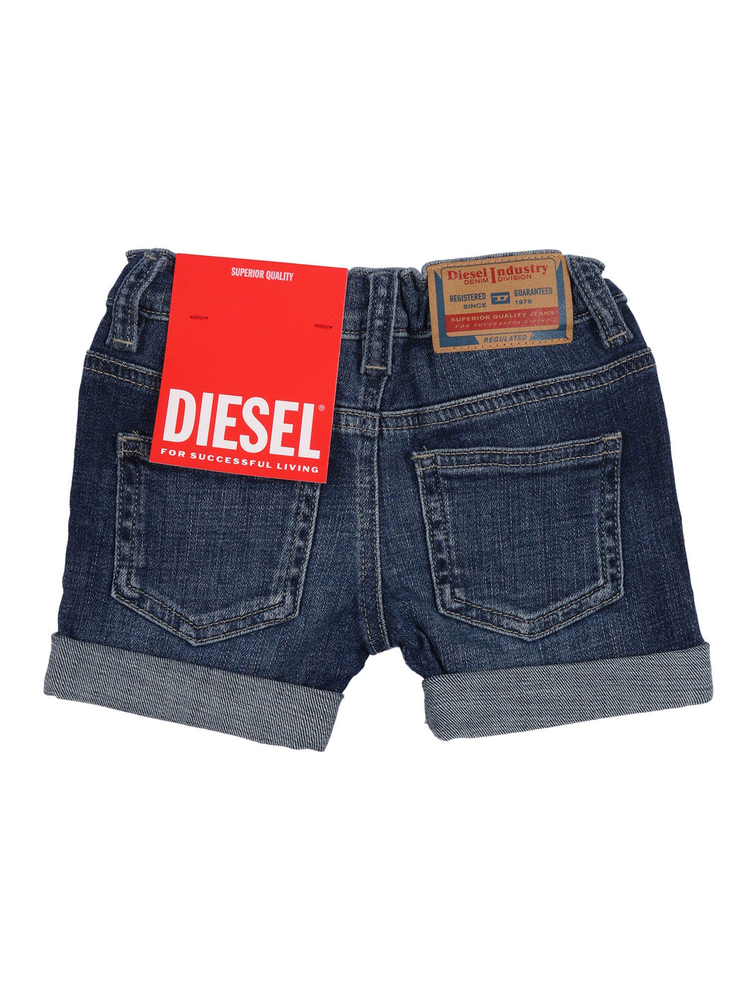 Short pants Blue Cotton Elastane Bermuda