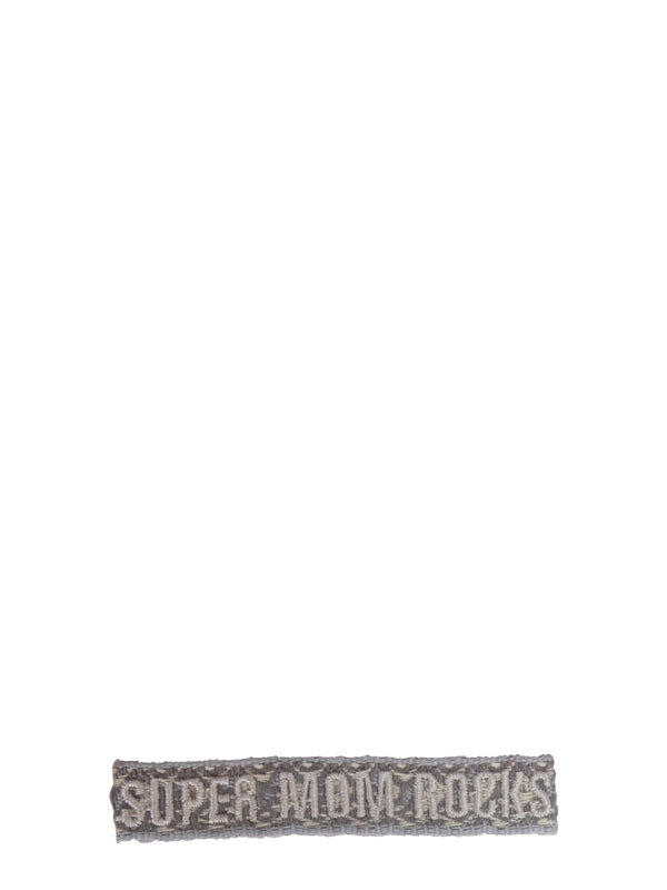 Braided Fabric Bracelet Grey Bracelets