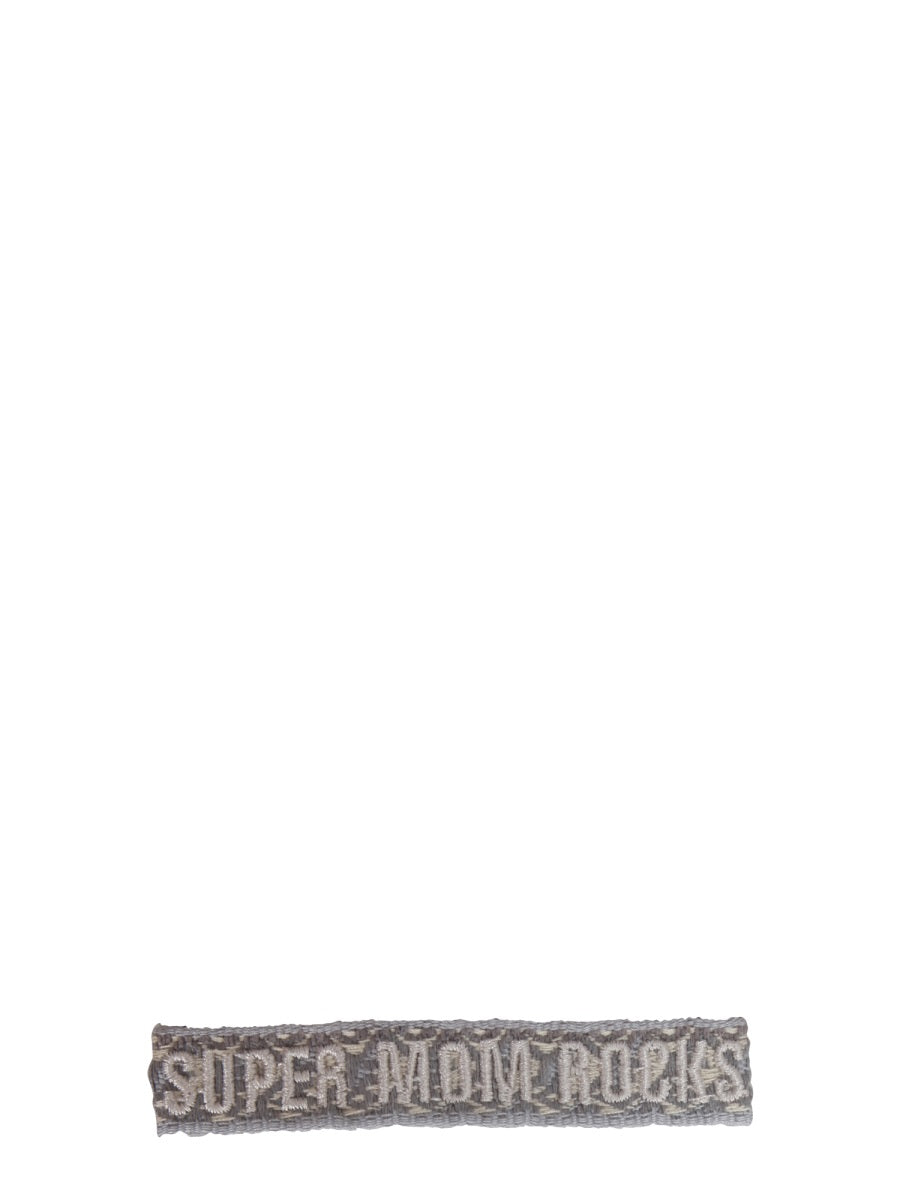 Braided Fabric Bracelet Grey Bracelets