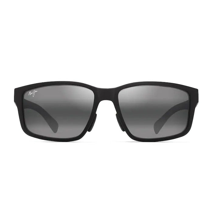Maui Jim Walewaha Af Matte Black Acetato Sunglasses
