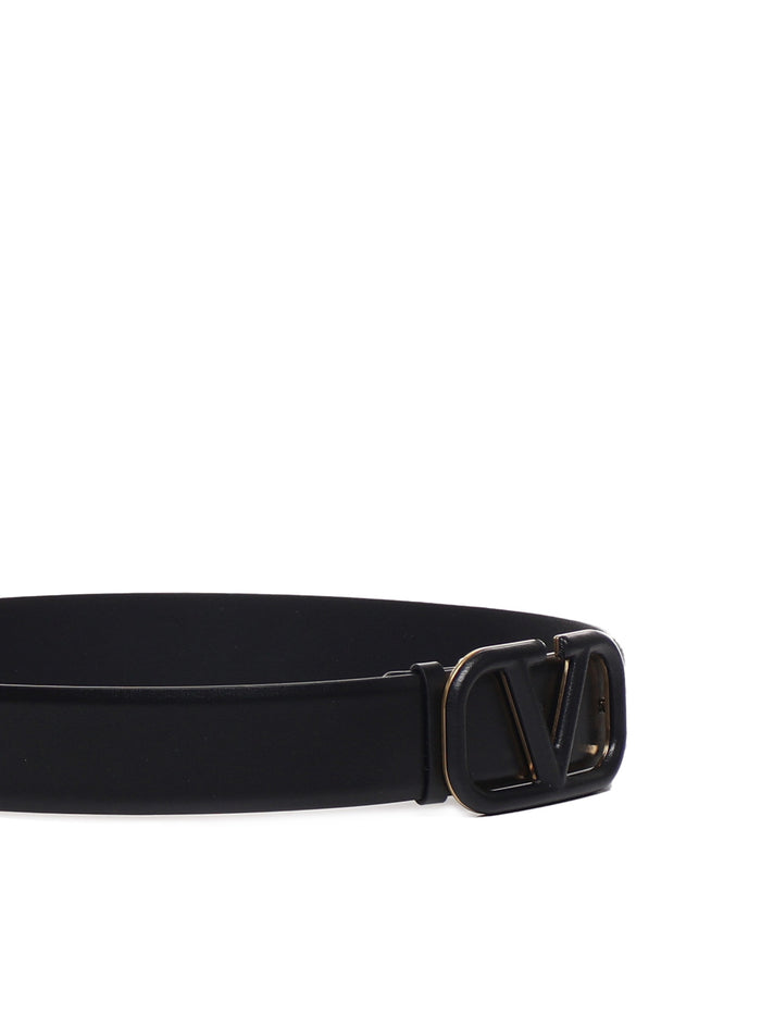 Valentino Garavani Belts Black Calfskin