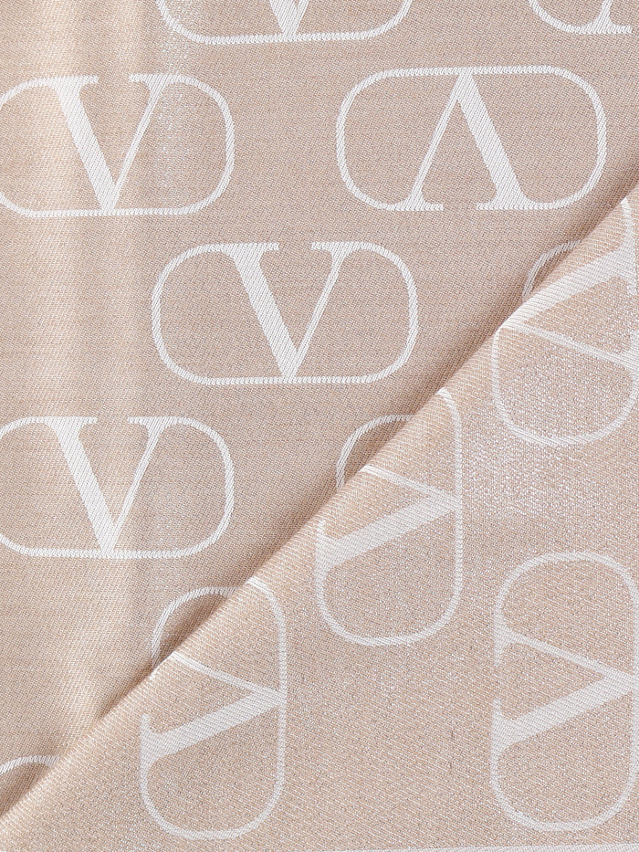 Valentino Garavani Scarfs Brown Silk