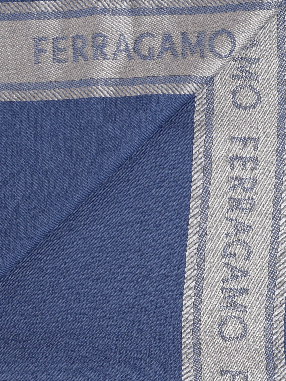 Ferragamo Scarfs Denim/grigio Wool