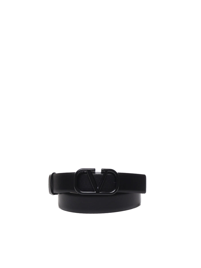Valentino Garavani Belts Black Calfskin